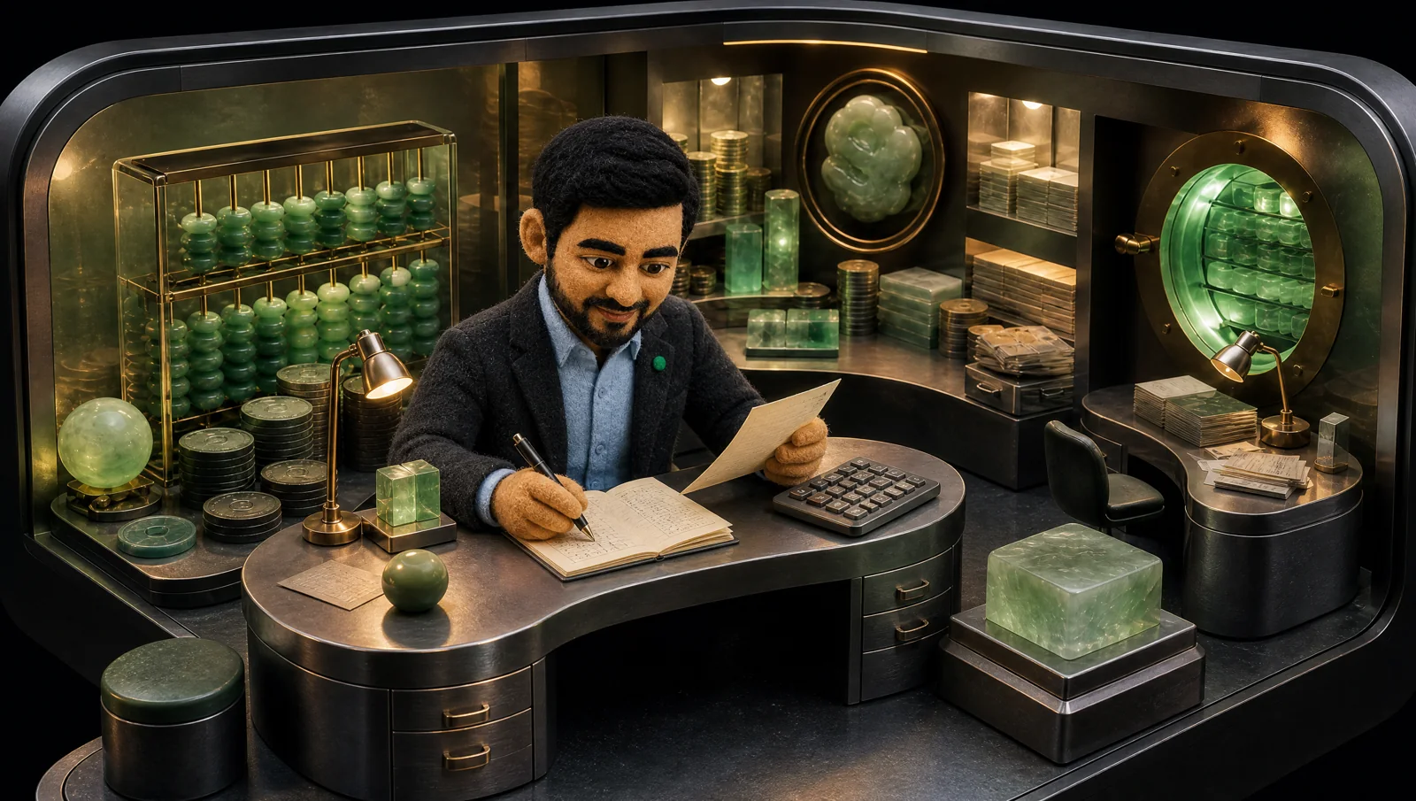 Arjun at work in Finance