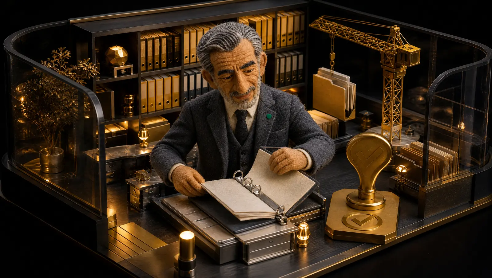 Youssef assembling a tender proposal